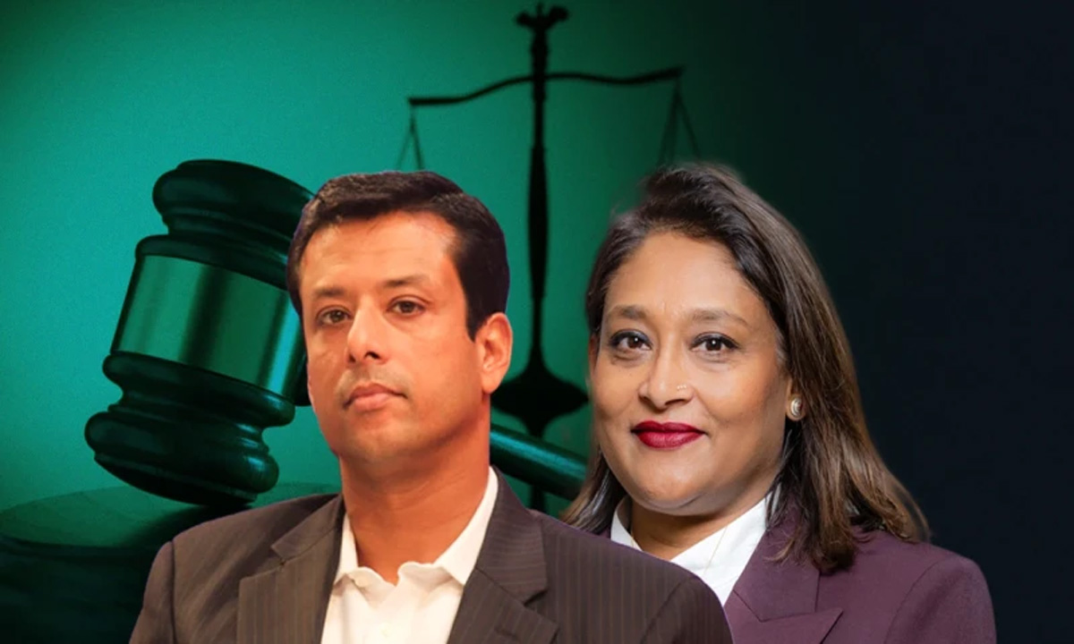 সজীব ওয়াজেদ জয় ও  সায়মা ওয়াজেদ পুতুল। ছবি- সংগৃহীত