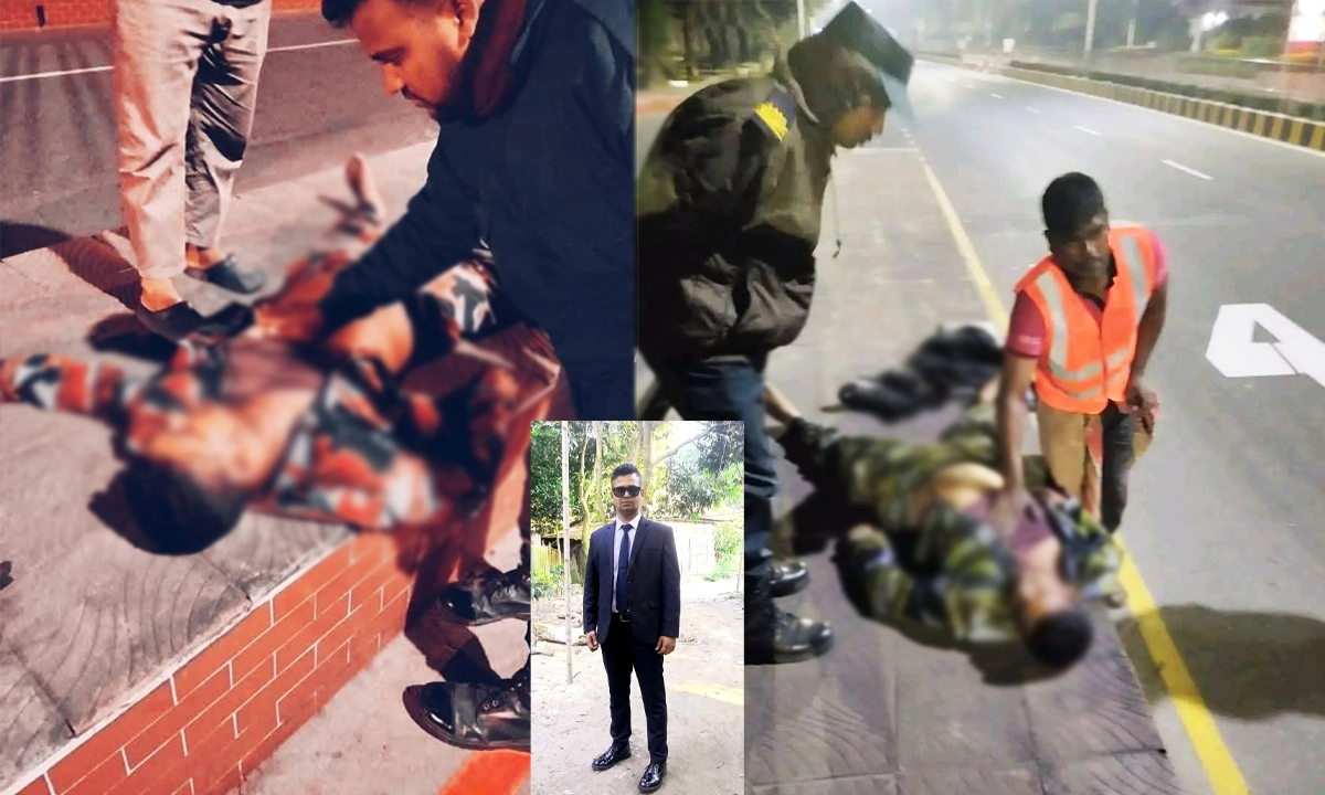 বিমান বাহিনীর সদস্য মোঃ মাসুম বিল্লাহ। ছবি- রূপালী বাংলাদেশ