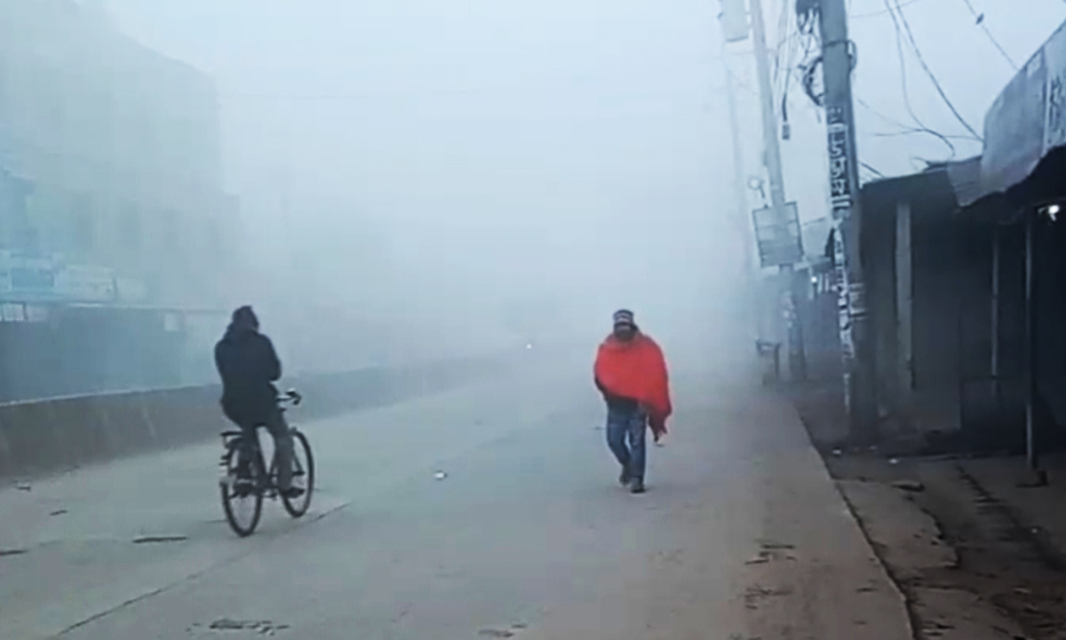 কুয়াশাছন্ন সকাল। ছবি : রূপালী বাংলাদেশ