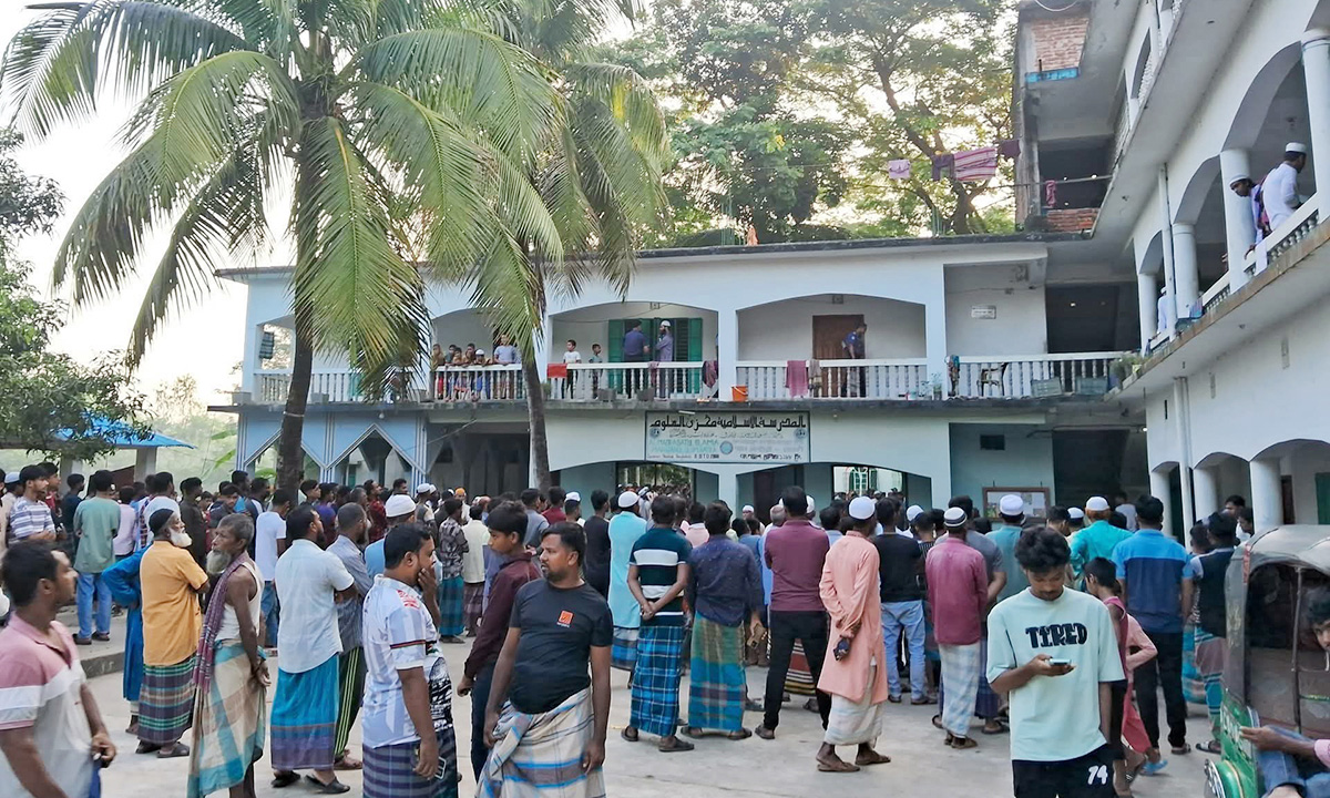 আল মাদ্রাসাতুল ইসলামিয়া মাখফুনুল উলুম মাদ্রাসা। ছবি- রূপালী বাংলাদেশ
