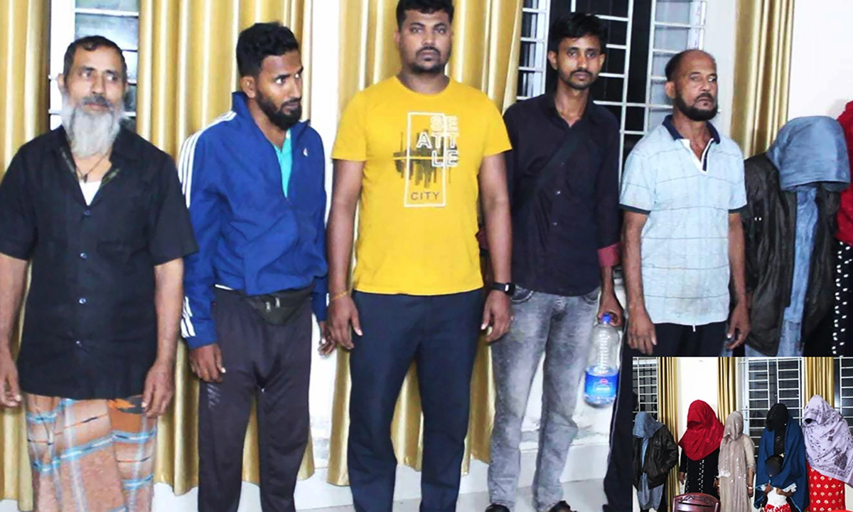 ভারতে উচ্ছেদের শিকার ১৫ বাংলাদেশি। ছবি:  রূপালী বাংলাদেশ