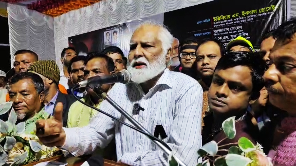 ইঞ্জিনিয়ার এম. ইকবাল হোসেইন। ছবি: রূপালী বাংলাদেশ