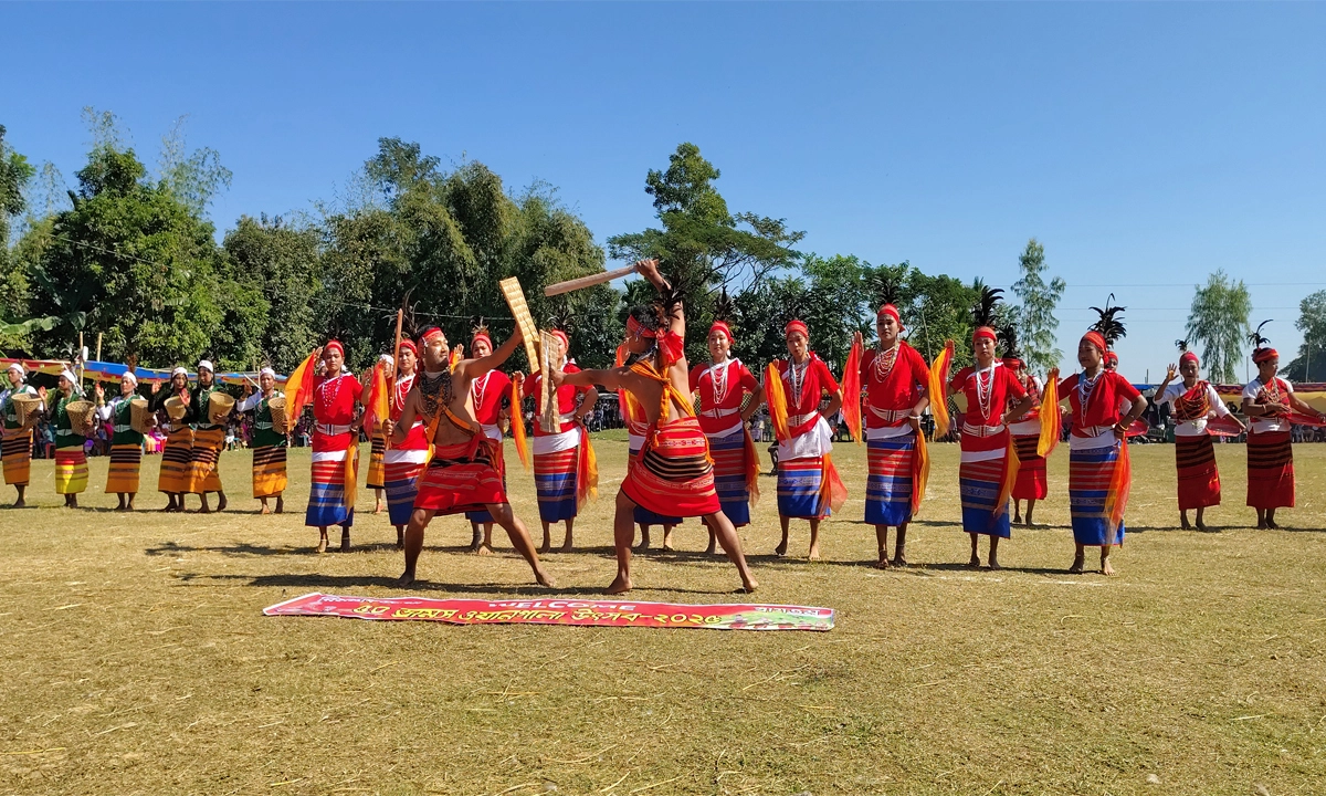 নবান্ন উৎসব ওয়ানগালা উদযাপন। ছবি- রূপালী বাংলাদেশ