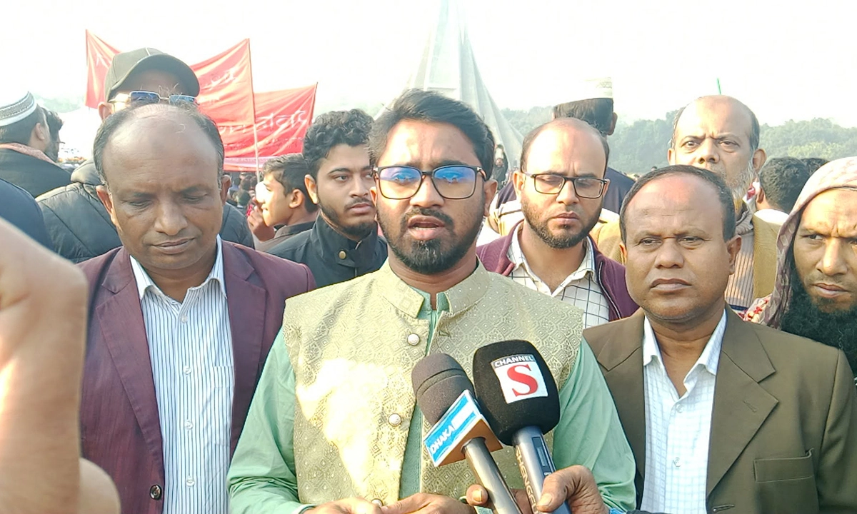 গণঅধিকার পরিষদের সাধারণ সম্পাদক রাশেদ খান। ছবি- সংগৃহীত