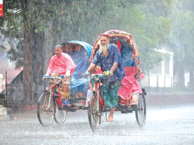 দেরিতে মৌসুমি বায়ু আসায়  কমল বর্ষার সময়কাল
