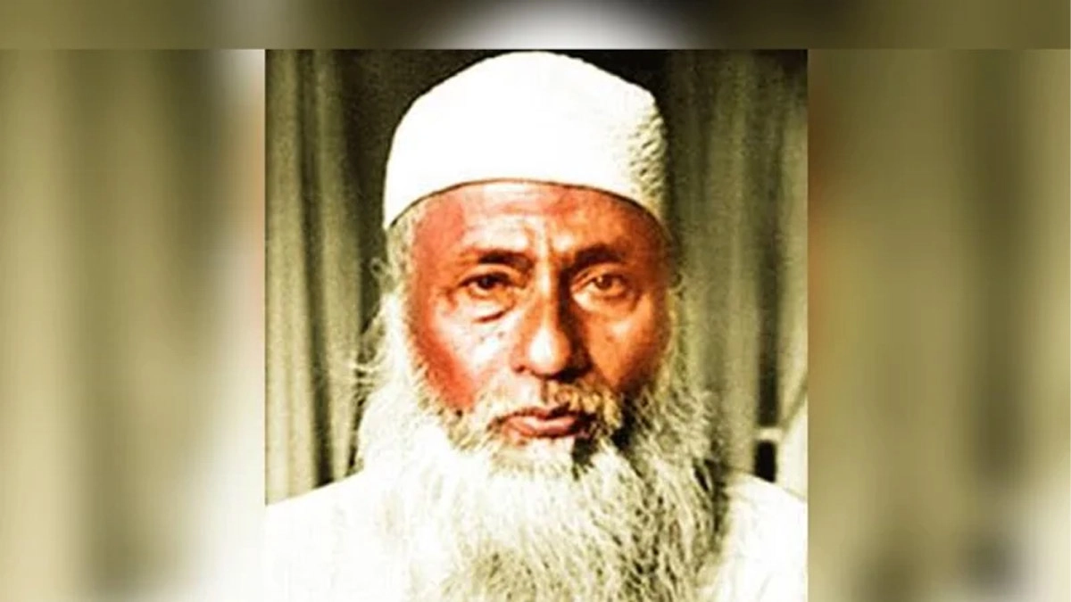 মজলুম জননেতা মওলানা আবদুল হামিদ খান ভাসানী।