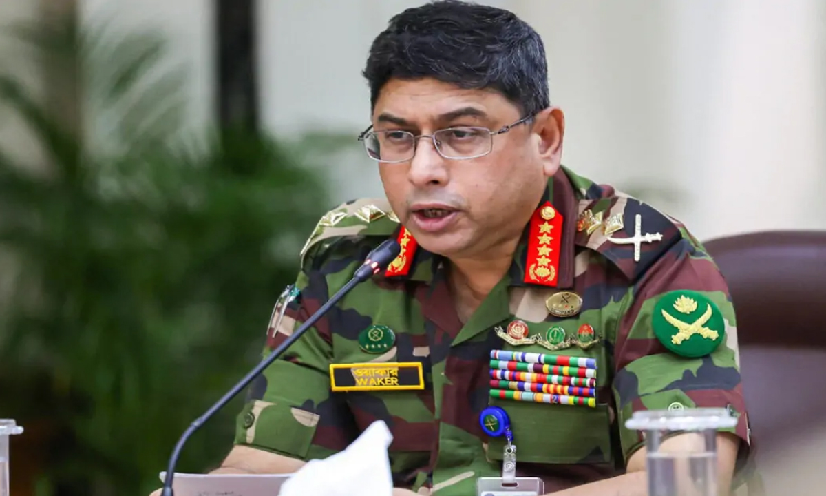 সেনাপ্রধান জেনারেল ওয়াকার-উজ-জামান। ছবি- সংগৃহীত