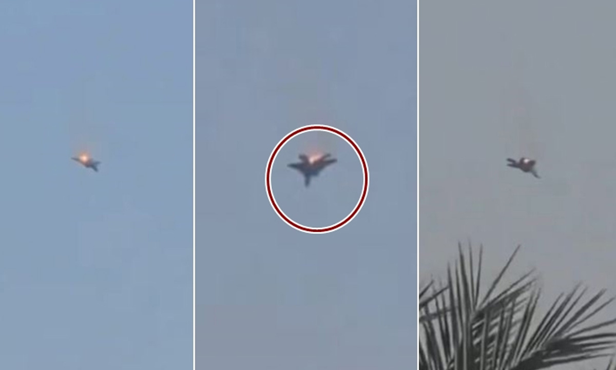 কুয়েত-ইরাক সীমান্তে মার্কিন যুদ্ধবিমান বিধ্বস্ত। ছবি : সংগৃহীত