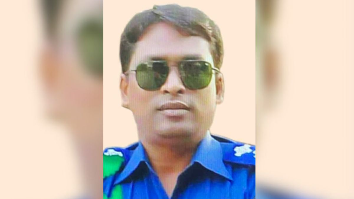 বরগুনার তালতলী থানার এসআই অসীম চন্দ্র দাস। ছবি- রপালী বাংলাদেশ
