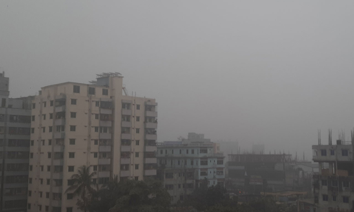 মেঘলা ঢাকার আকাশ। ছবি : সংগৃহীত