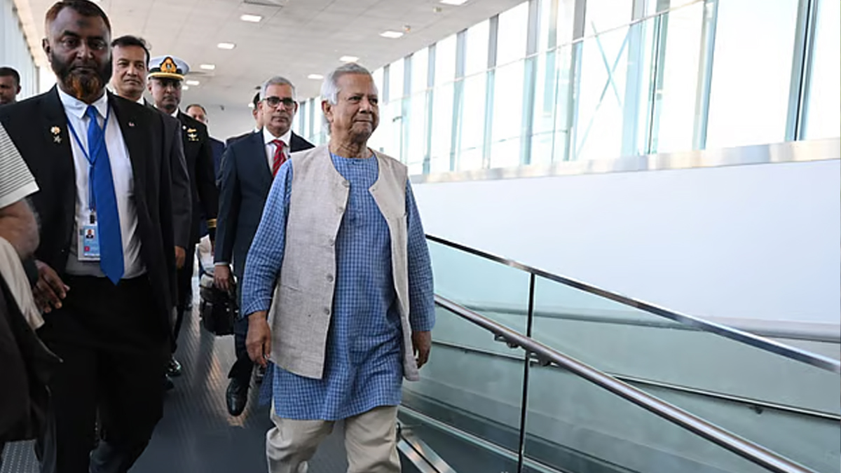 যুক্তরাষ্ট্রের নিউইয়র্কে প্রধান উপদেষ্টা অধ্যাপক মুহাম্মদ ইউনূস। ছবি- সংগৃহীত