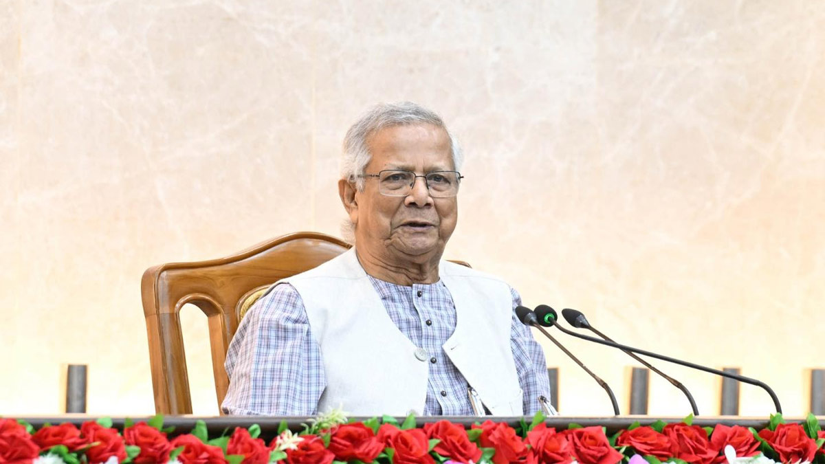 প্রধান উপদেষ্টা প্রফেসর মুহাম্মদ ইউনূস।