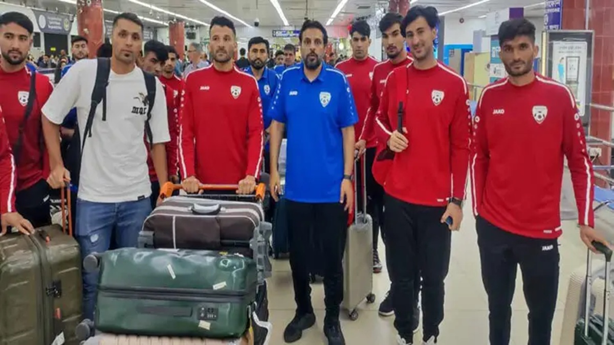 আফগানিস্তান ফুটবল দল। ছবি- সংগৃহীত