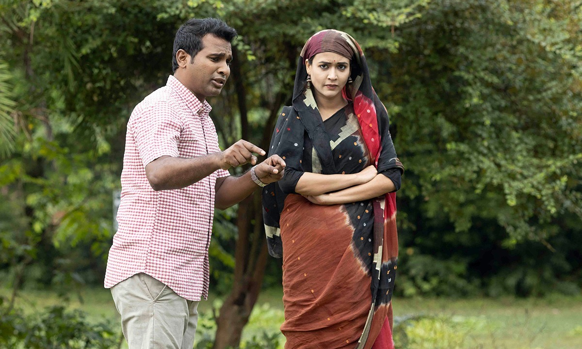 অহনা রহমান ও রাশেদ সীমান্ত। ছবি:  রূপালী বাংলাদেশ