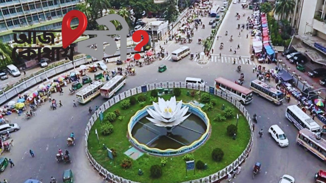 আজ কোথায় কী ?