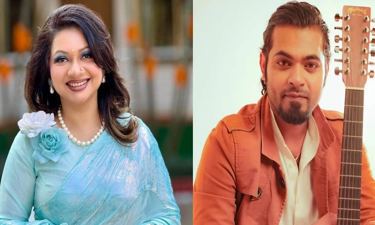 আঁখি আলমগীর ও আরফিন রুমি। ছবি: সংগৃহীত