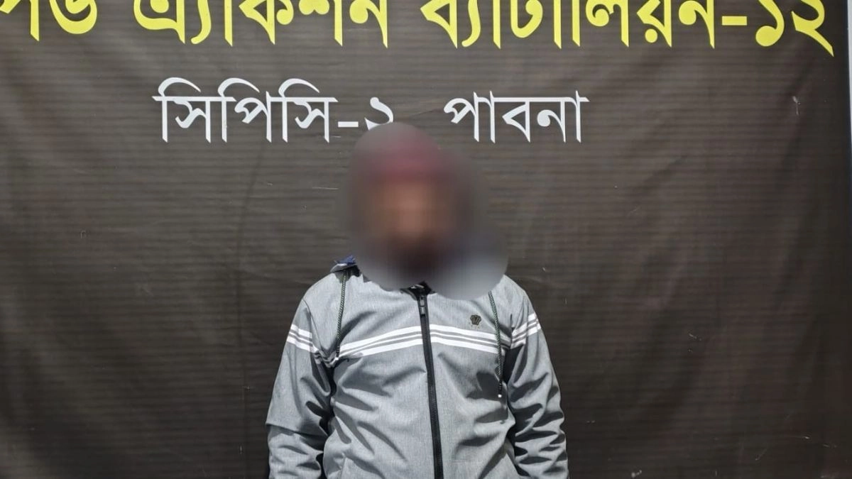 গ্রেপ্তার আল মামুন। ছবি- রূপালী বাংলাদেশ
