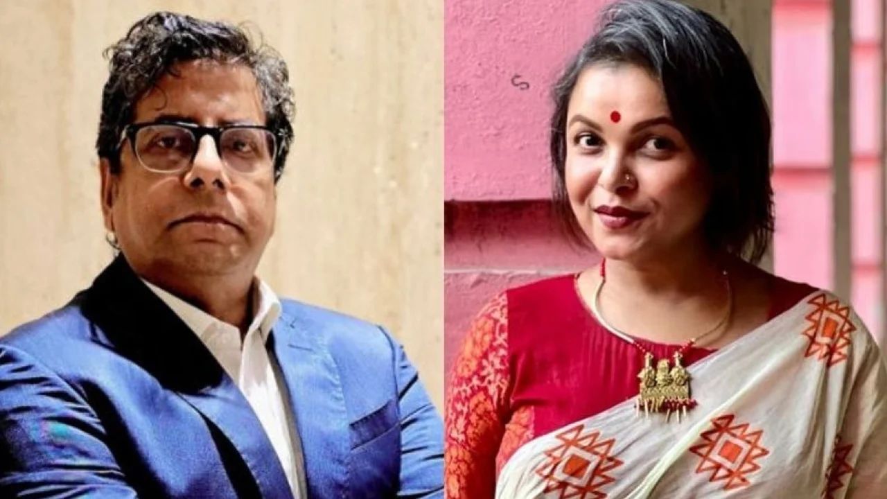 সাংবাদিক আনিস আলমগীর ও অভিনেত্রী মেহের আফরোজ শাওন। ছবি : সংগৃহীত