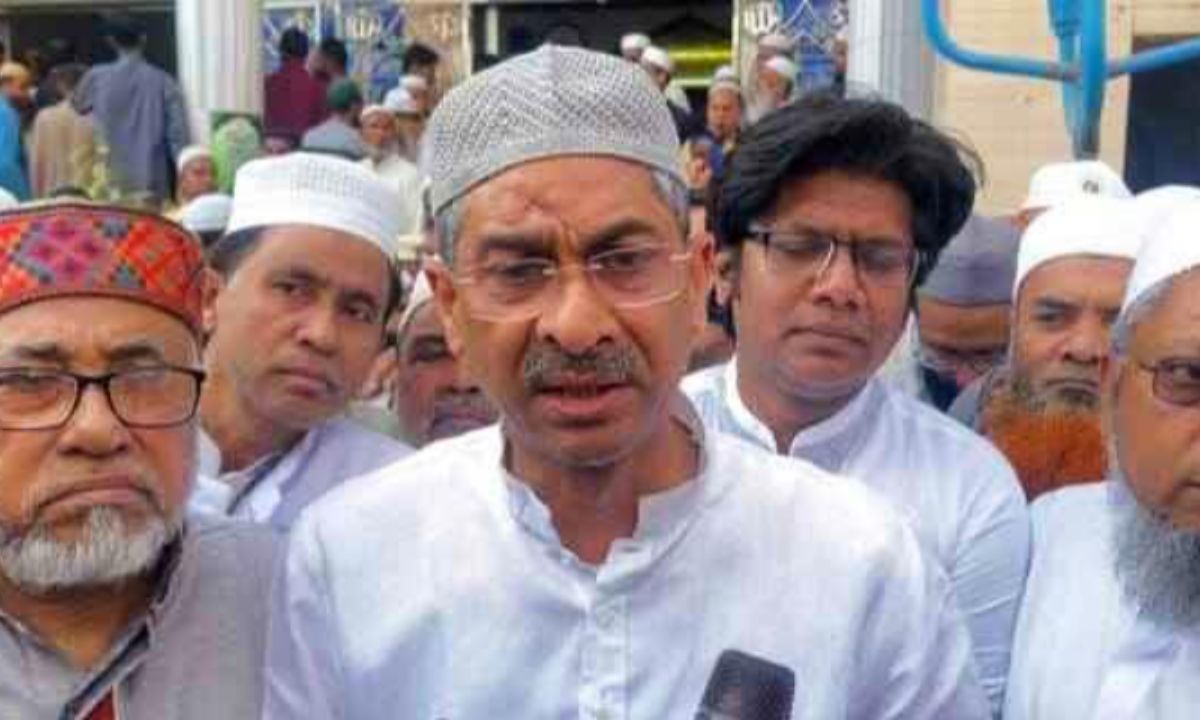 কথা বলেন বিএনপির যুগ্ম মহাসচিব শহীদ উদ্দীন চৌধুরী এ্যানি। ছবি : রূপালী বাংলাদেশ