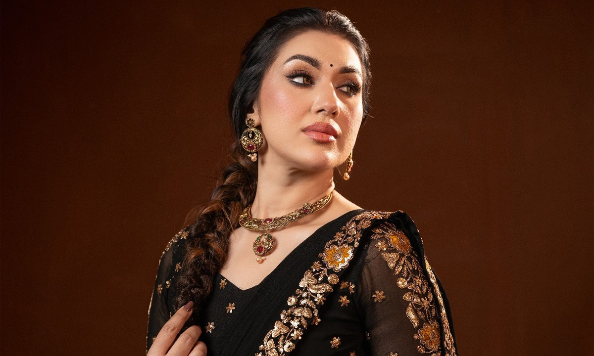 ঢালিউড নায়িকা অপু বিশ্বাস। ছবি - সংগৃহীত