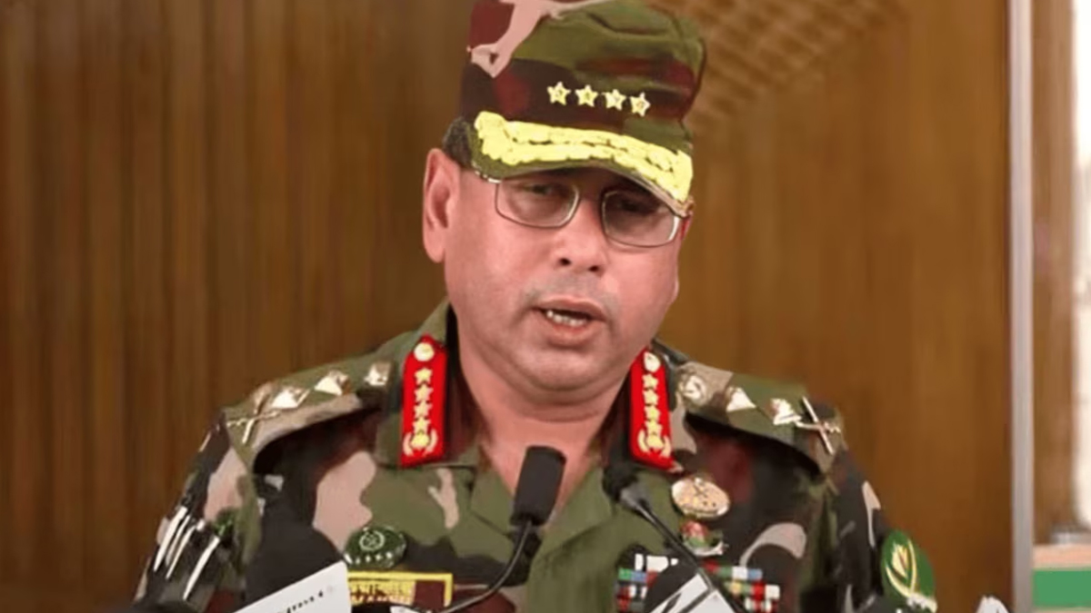 সেনাবাহিনী প্রধান জেনারেল ওয়াকার-উজ-জামান। ছবি- সংগৃহীত