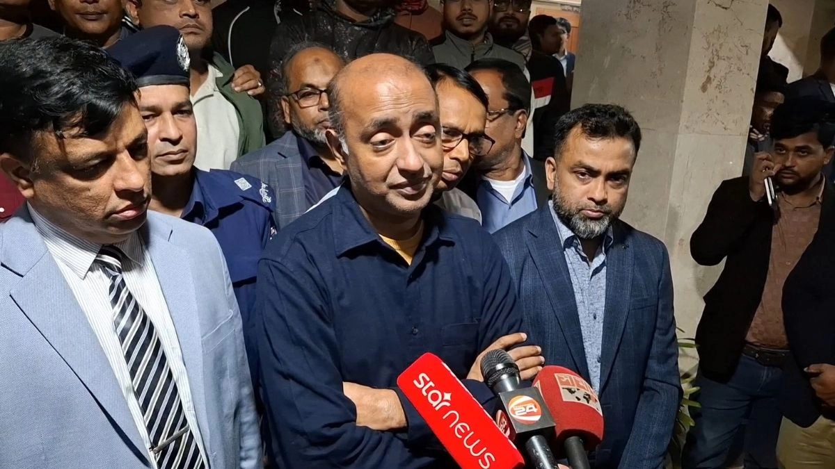 কথা বলেন অ্যাটর্নি জেনারেল মো. আসাদুজ্জামান। ছবি- রূপালী বাংলাদেশ
