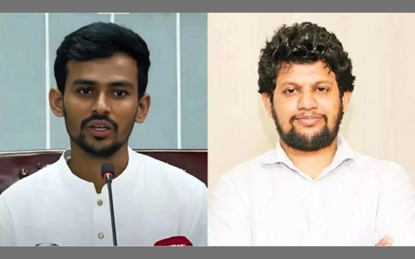 আসিফ মাহমুদ সজিব ভুঁইয়া এবং মাহফুজ আলম। ছবি : সংগৃহীত