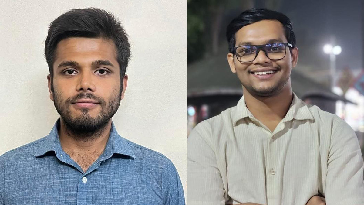 আবু বাকের মজুমদার ও ইভান তাহসীব। ছবি- সংগৃহীত
