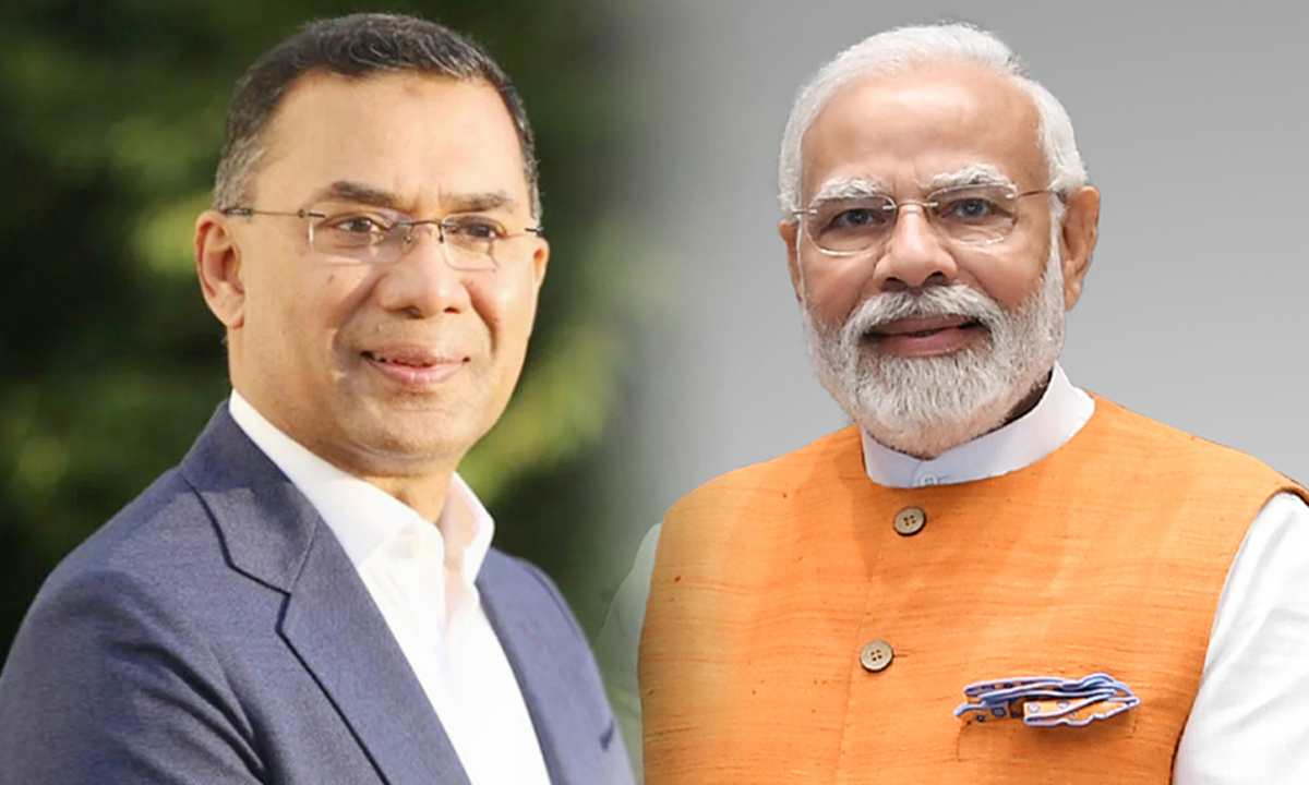 তারেক রহমান ও নরেন্দ্র মোদি। ছবি- সংগৃহীত
