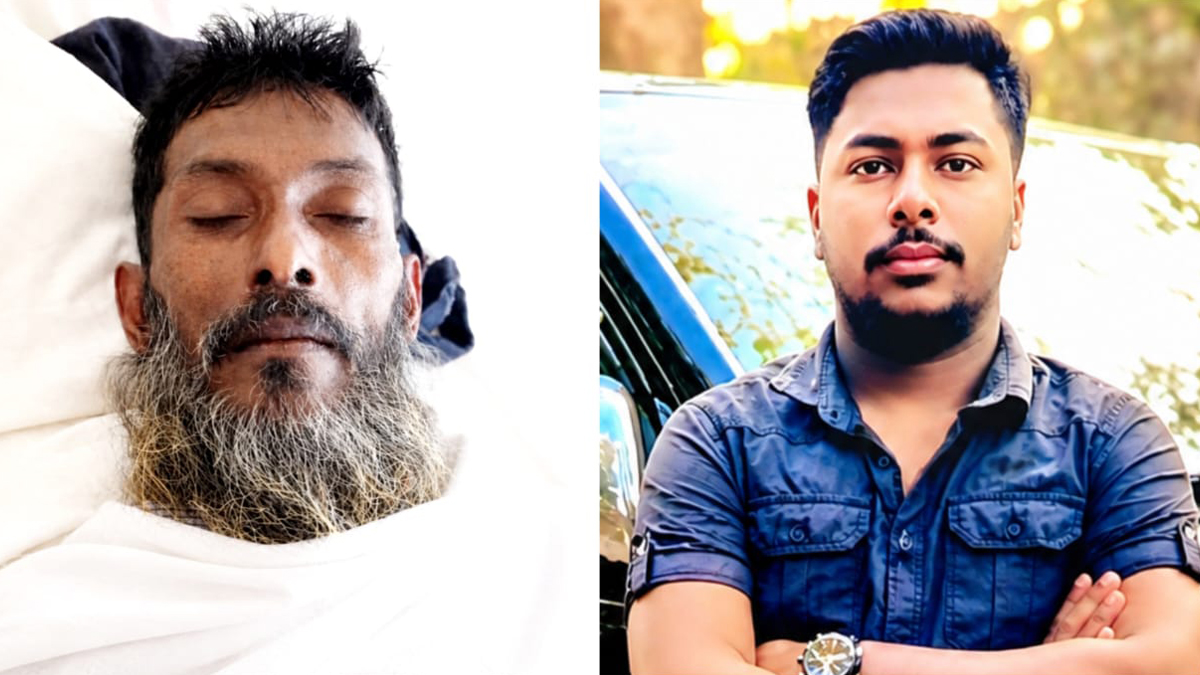 বাবা খোকন মিয়ার সঙ্গে ছেলে রানা।