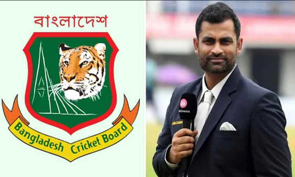 বিসিবি লোগো ও তামিম ইকবাল। ছবি : সংগৃহীত