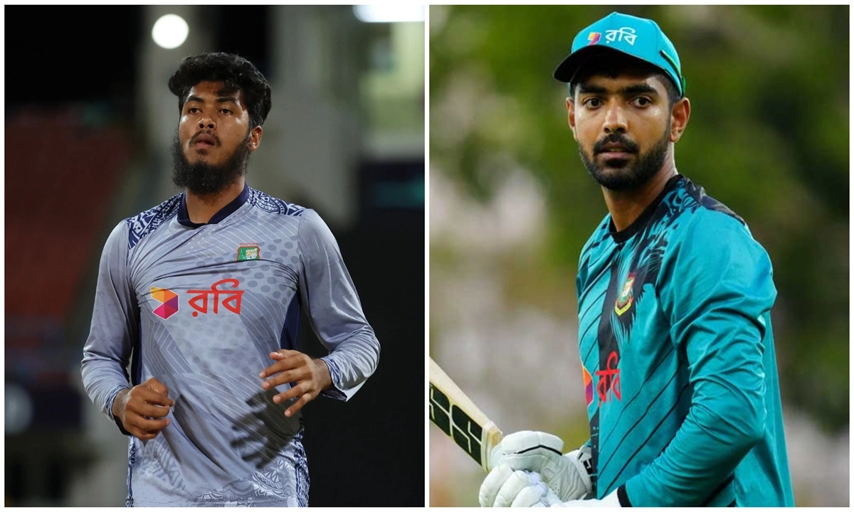 রিশাদ হোসেন ও সাইফ হাসান। ছবি- সংগৃহীত