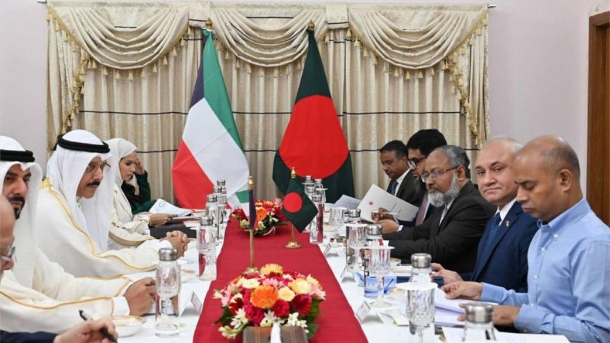 বাংলাদেশ ও কুয়েতের মধ্যে প্রথম রাজনৈতিক সংলাপ। ছবি- সংগৃহীত