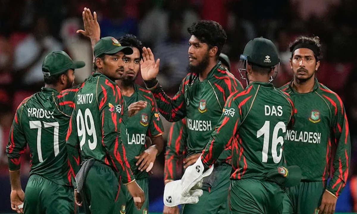 বাংলাদেশ জাতীয় ক্রিকেট  দল।  ছবি: সংগৃহীত
