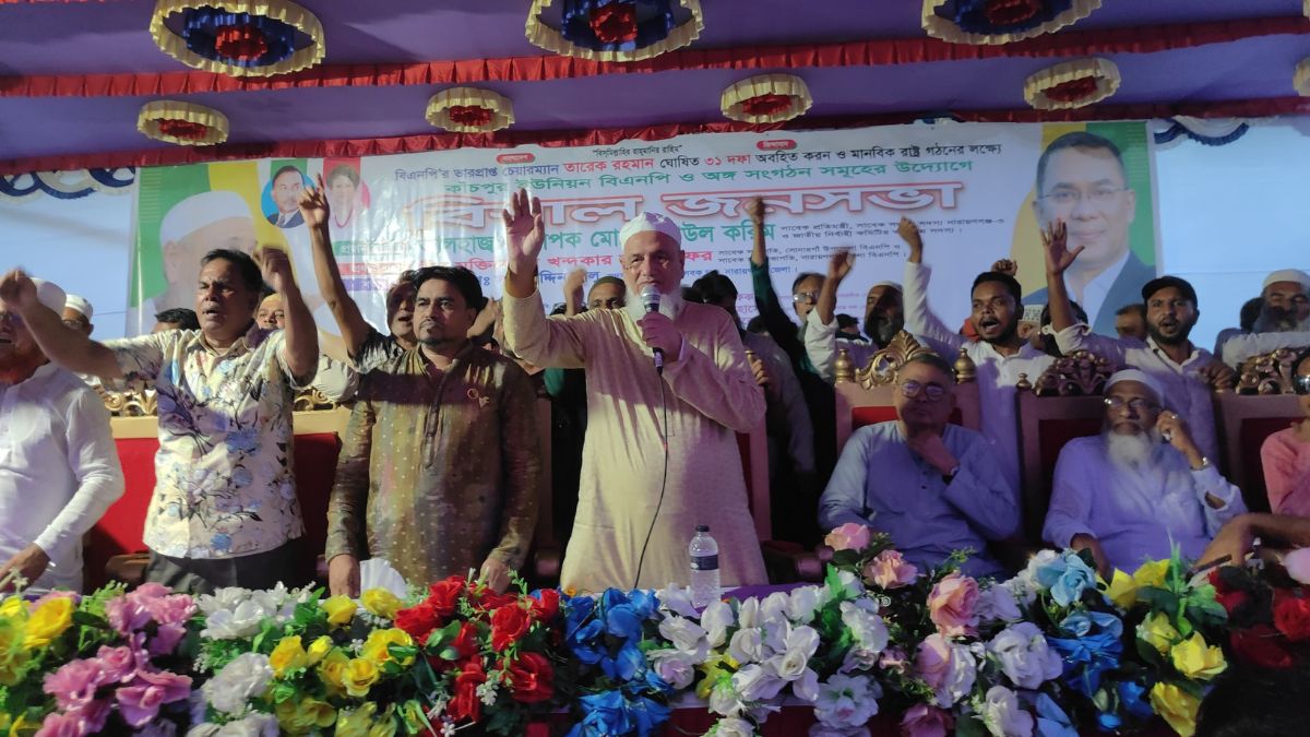 বক্তব্য দেন অধ্যাপক মো. রেজাউল করিম। ছবি- রূপালী বাংলাদেশ