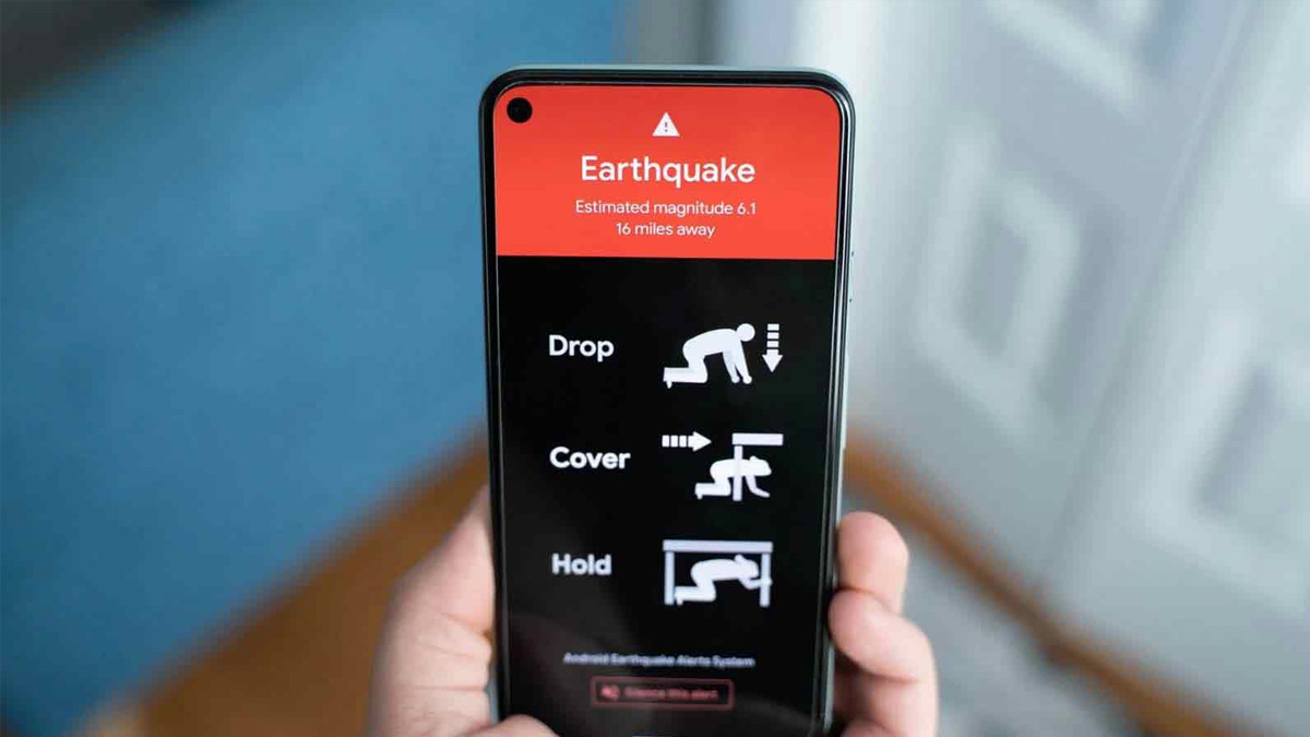 স্মার্টফোনে ভূমিকম্প অ্যালার্ট সিস্টেম। ছবি- সংগৃহীত