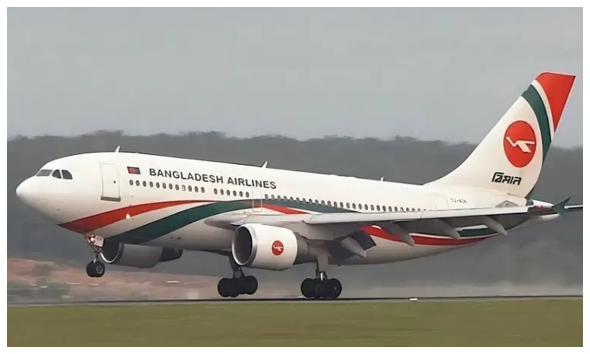 বাংলাদেশ বিমান। ছবি : সংগৃহীত