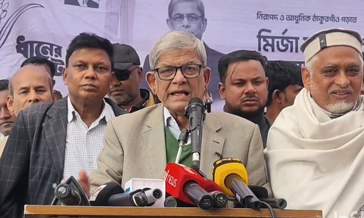 বিএনপি মহাসচিব মির্জা ফখরুল ইসলাম আলমগীর। ছবি- সংগৃহীত