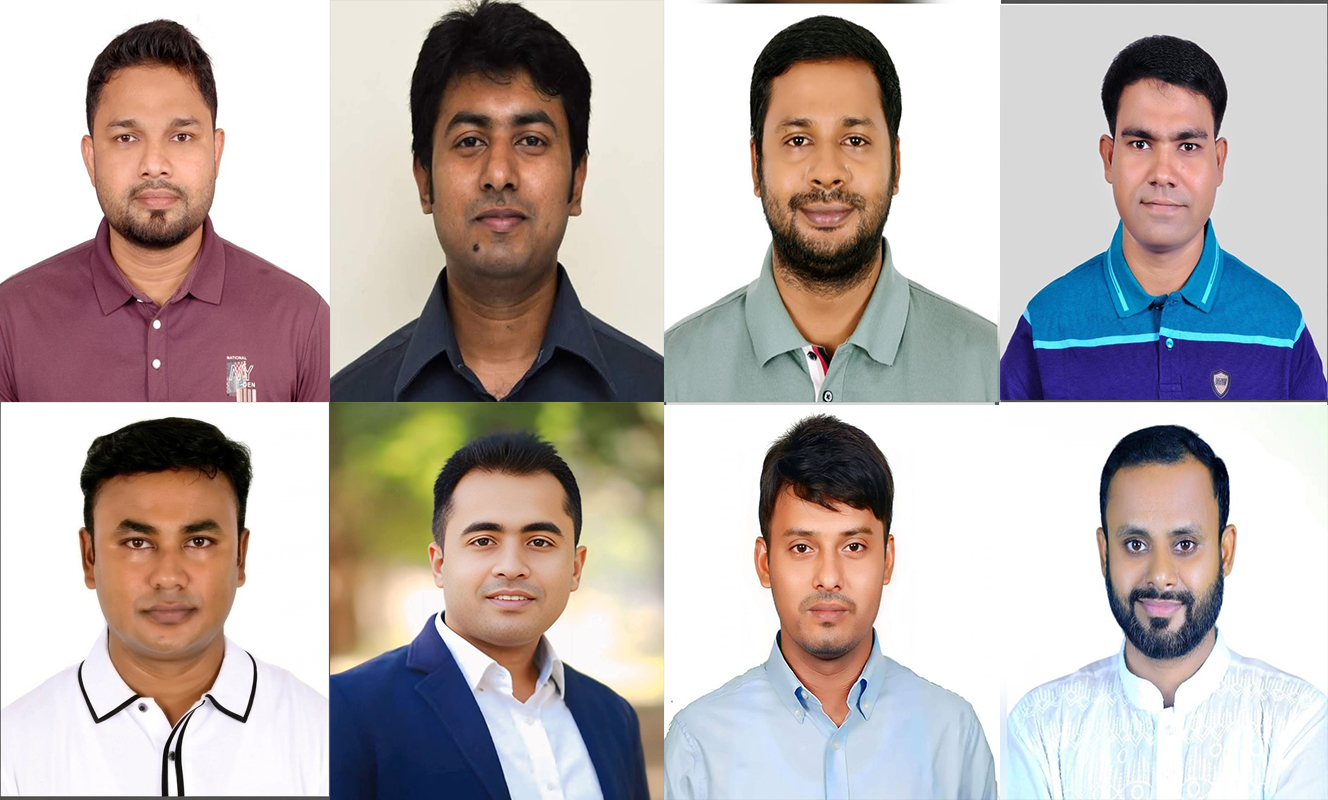 ছাত্রদলের সভাপতি পদে প্রার্থীরা। ছবি : সংগৃহীত