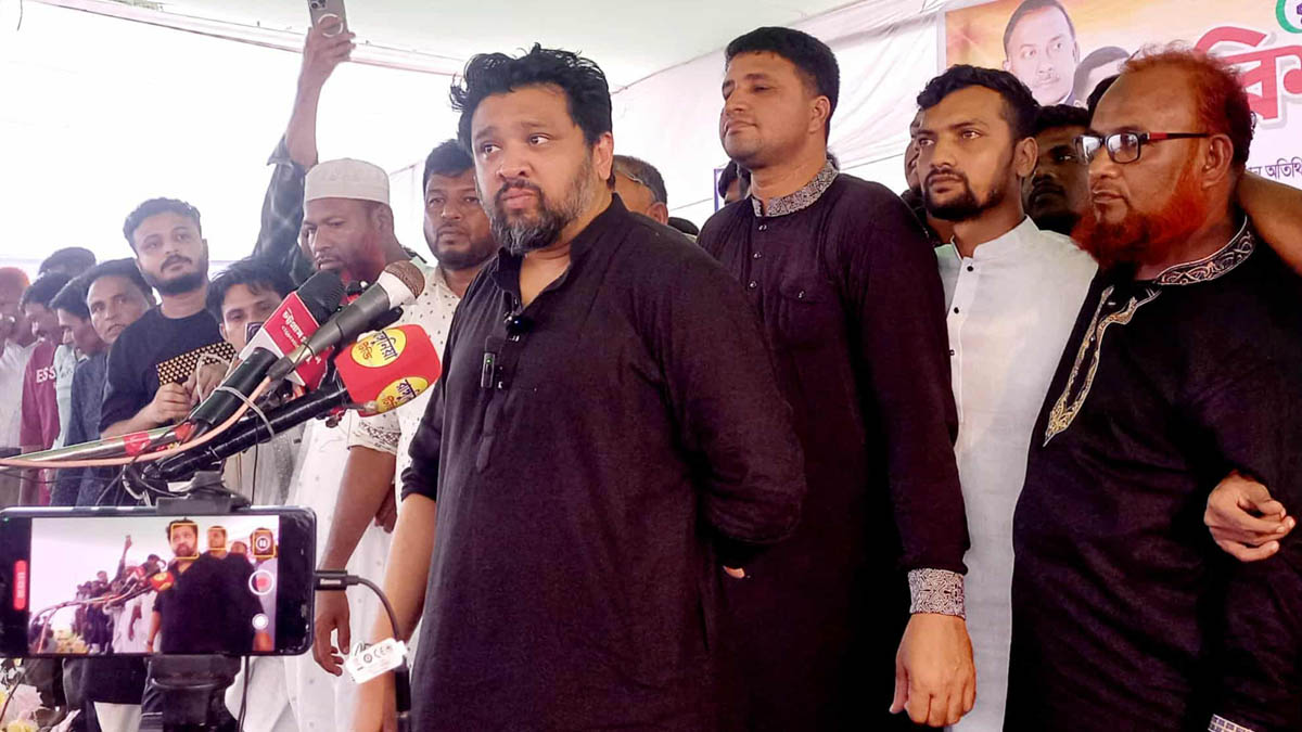 বিএনপির জাতীয় নির্বাহী কমিটির সদস্য হুম্মাম কাদের চৌধুরী। ছবি- রূপালী বাংলাদেশ