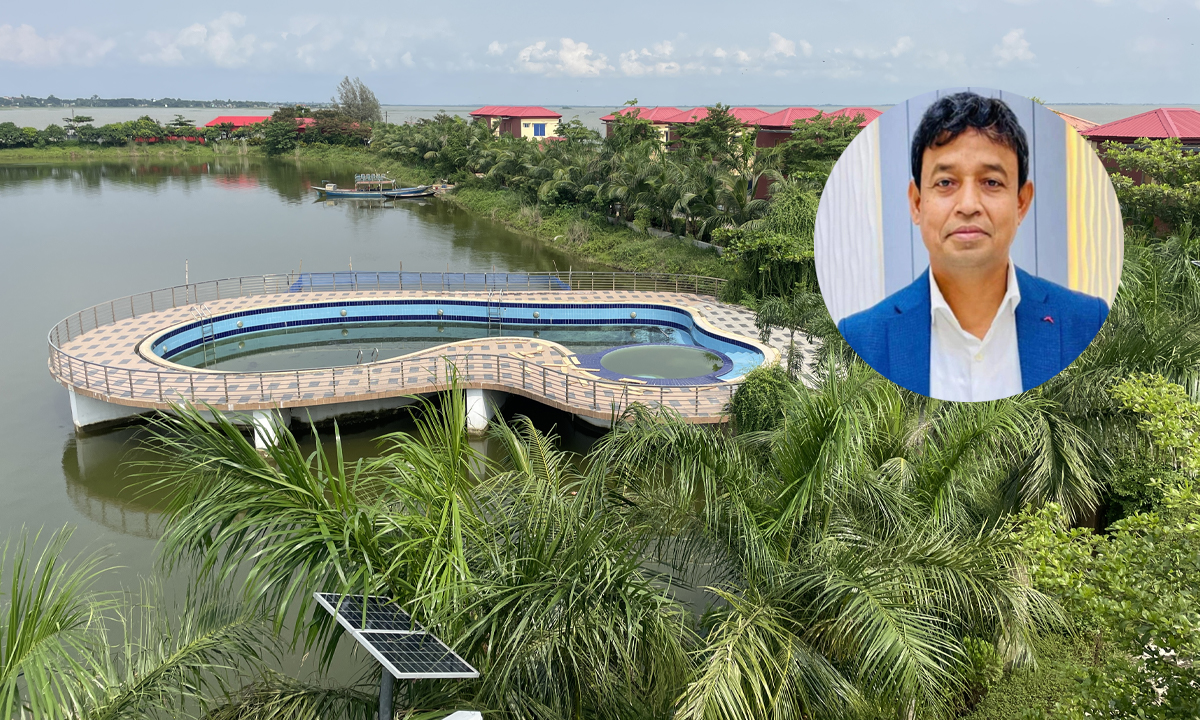 সাবেক ডিবি প্রধান হারুন অর রশীদের রিসোর্ট। ছবি- রূপালী বাংলাদেশ