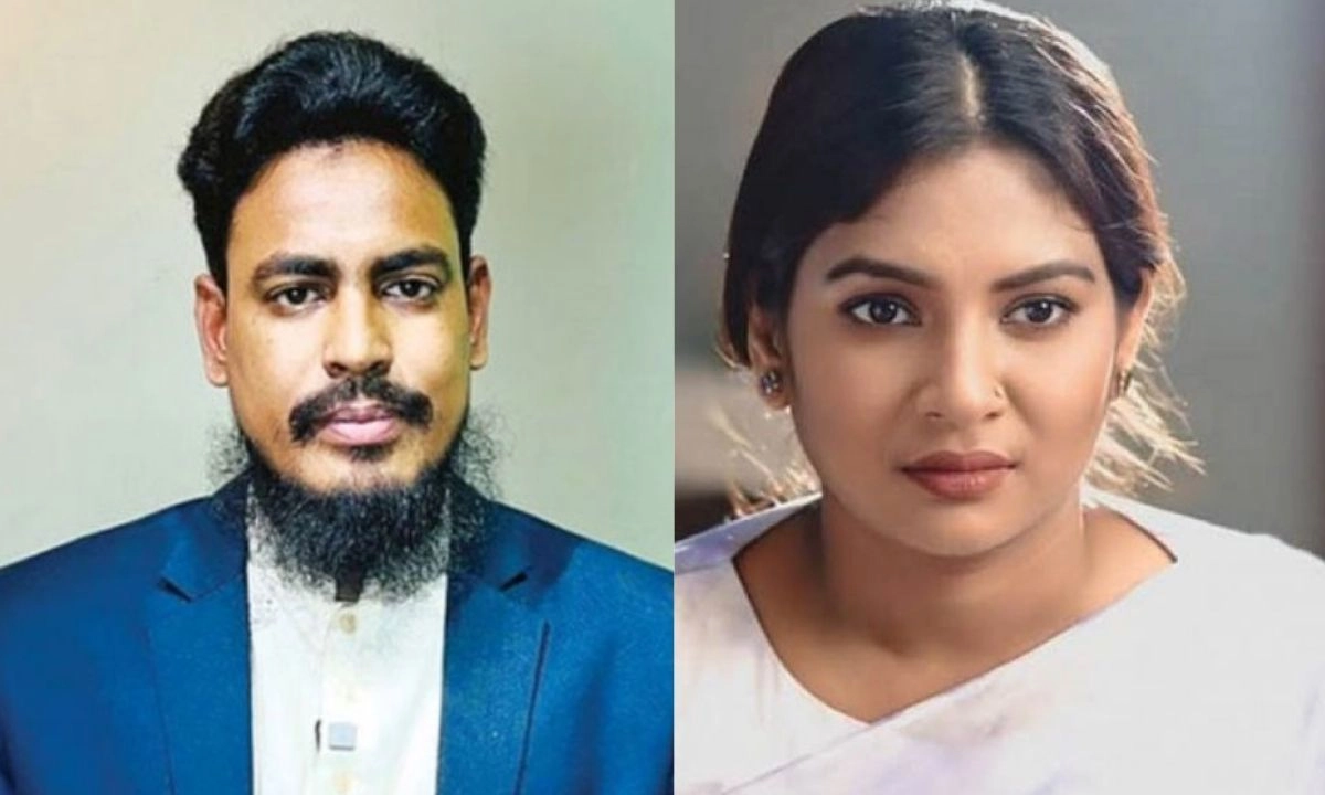 জাতীয় নাগরিক পার্টির (এনসিপি) সদস্য সচিব আখতার হোসেন ও নীলা ইস্রাফিল। ছবি- সংগৃহীত