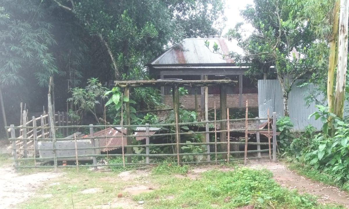 উচ্ছেদ অভিযান পরিচালনা করতে যাওয়া জায়গাটি। ছবি- রূপালী বাংলাদেশ