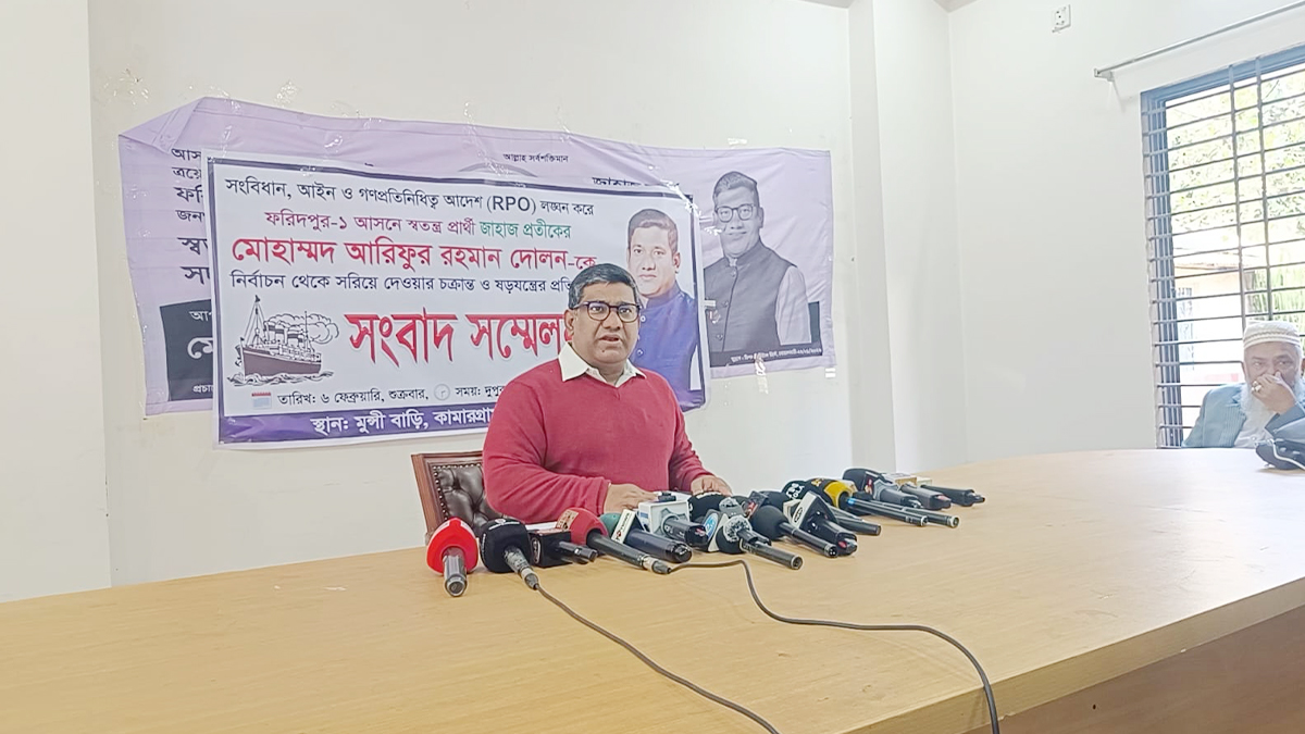 স্বাধীনতাবিরোধী শক্তিকে সুবিধা দিতেই আমাকে নির্বাচন থেকে বাদ দেওয়ার চেষ্টা : দোলন