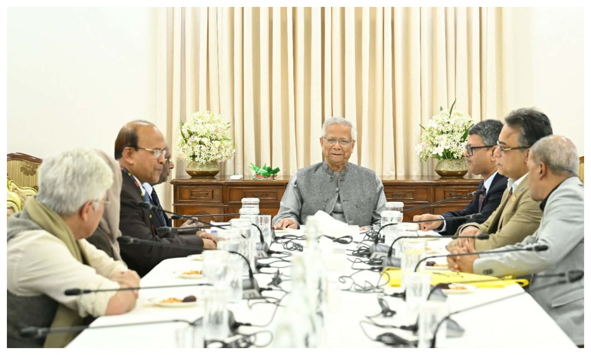 প্রধান উপদেষ্টা প্রফেসর মুহাম্মদ ইউনূস। ছবি : সংগৃহীত