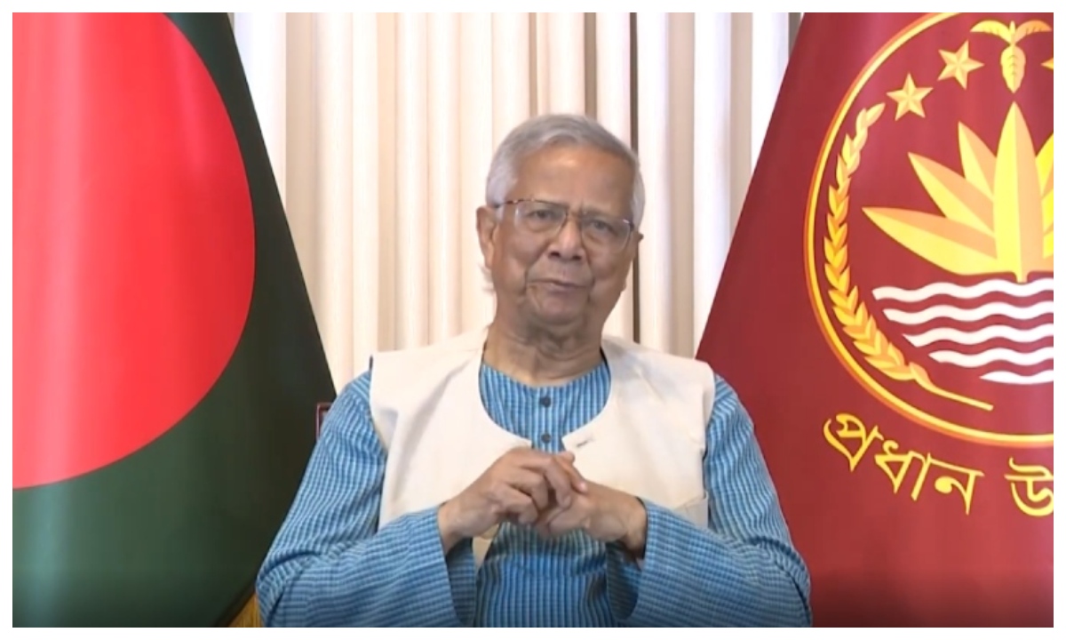 প্রধান উপদেষ্টা অধ্যাপক মুহাম্মদ ইউনূস। ছবি- সংগৃহীত