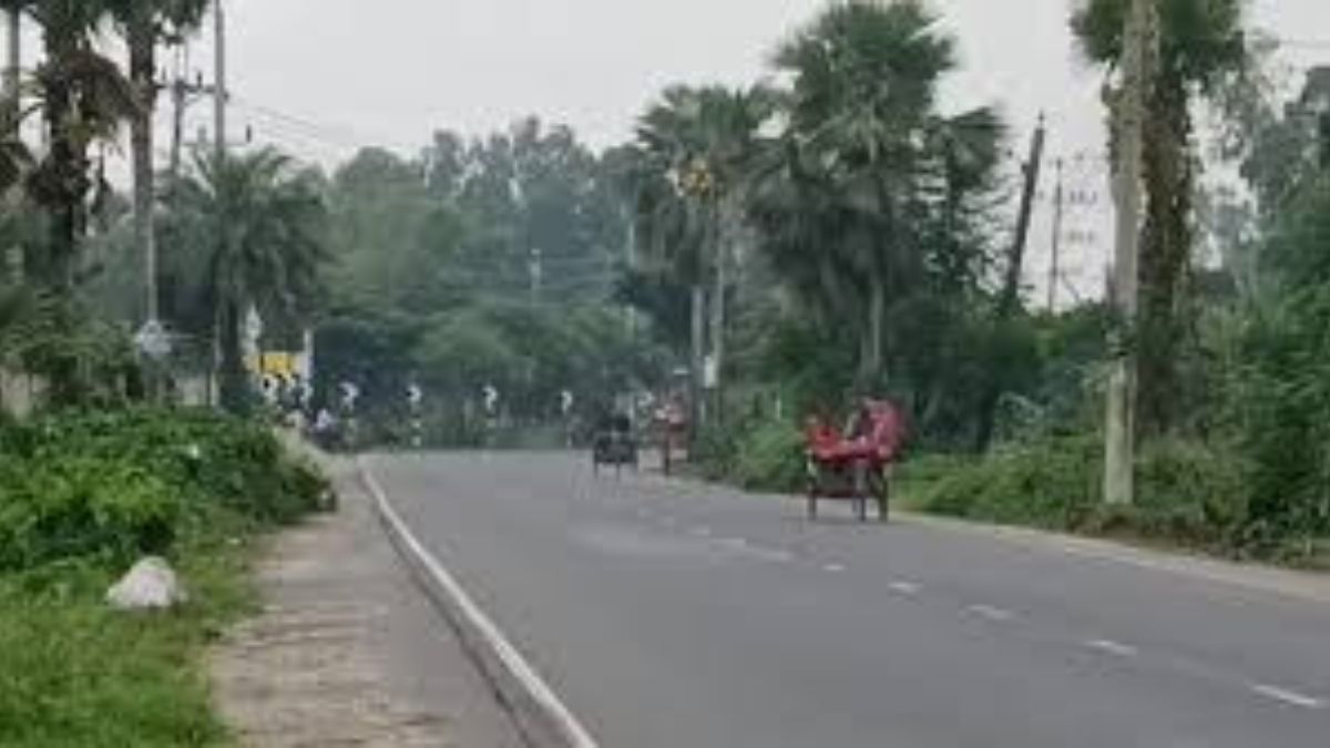 দুপচাঁচিয়া থানাধীন মহাসড়ক। ছবি- সংগৃহীত