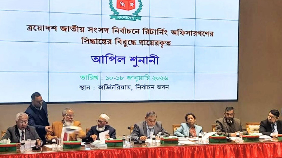 তৃতীয় দিনের আপিল শুনানি শুরু হয়েছে। ছবি : সংগৃহীত