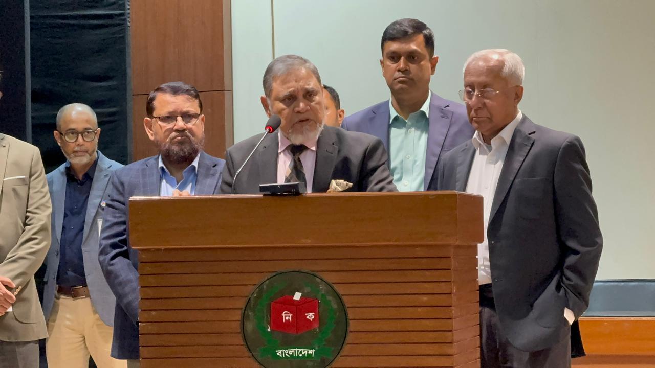 প্রধান নির্বাচন কমিশনার এ. এম. এম. নাসির উদ্দিন। ছবি- সংগৃহীত