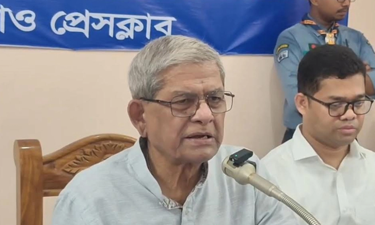 স্থানীয় সরকার, পল্লী উন্নয়ন ও সমবায়মন্ত্রী এবং বিএনপির মহাসচিব মির্জা ফখরুল ইসলাম আলমগীর। ছবি : সংগৃহীত